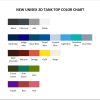 tank top color chart - Hodgetwins Store